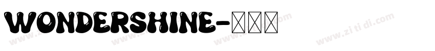 wondershine字体转换