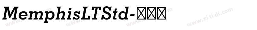 MemphisLTStd字体转换