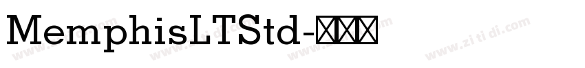 MemphisLTStd字体转换