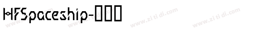 HFSpaceship字体转换