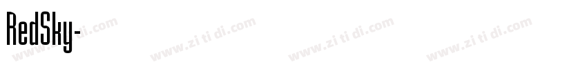 RedSky字体转换
