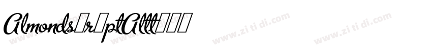 AlmondScriptAlt字体转换