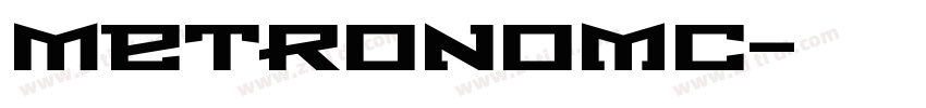 MetronomC字体转换