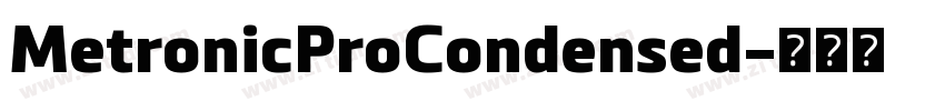 MetronicProCondensed字体转换
