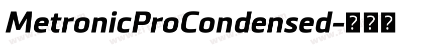 MetronicProCondensed字体转换