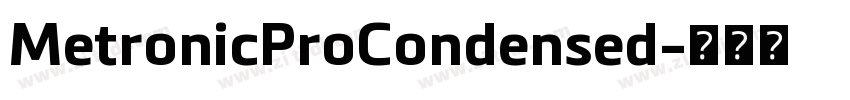 MetronicProCondensed字体转换