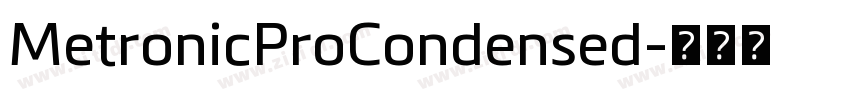 MetronicProCondensed字体转换