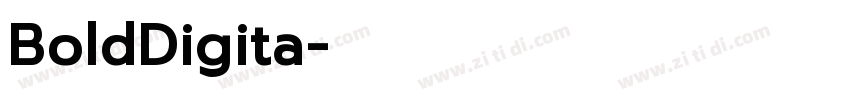 BoldDigita字体转换 BoldDigita字体转换