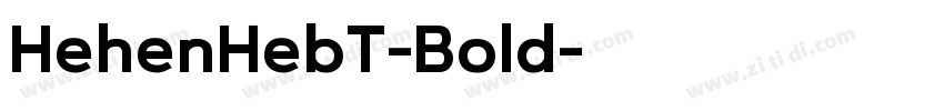 HehenHebT-Bold字体转换
