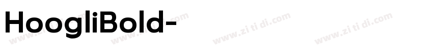 HoogliBold字体转换