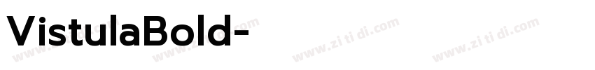 VistulaBold字体转换