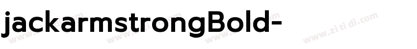 jackarmstrongBold字体转换