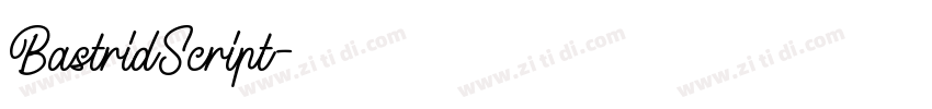 BastridScript字体转换