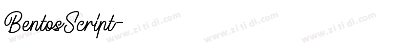BentosScript字体转换