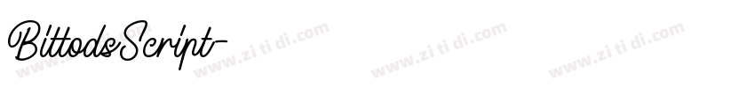 BittodsScript字体转换 BittodsScript字体转换