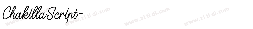 ChakillaScript字体转换 ChakillaScript字体转换