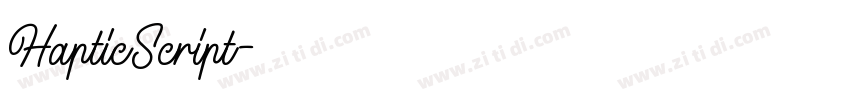 HapticScript字体转换