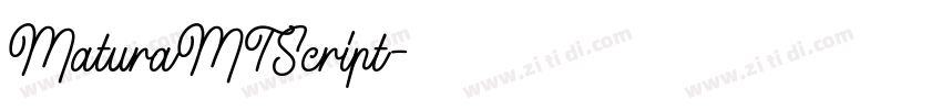 MaturaMTScript字体转换