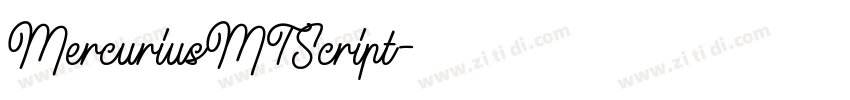 MercuriusMTScript字体转换 MercuriusMTScript字体转换