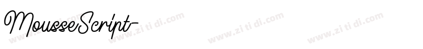 MousseScript字体转换