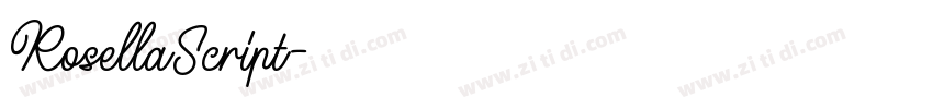 RosellaScript字体转换
