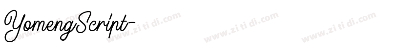 YomengScript字体转换 YomengScript字体转换