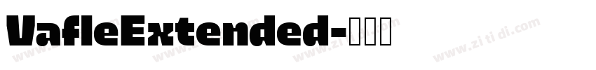 VafleExtended字体转换
