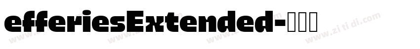 efferiesExtended字体转换