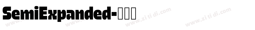 SemiExpanded字体转换