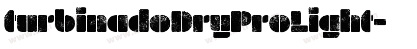 turbinadoDryProLight字体转换