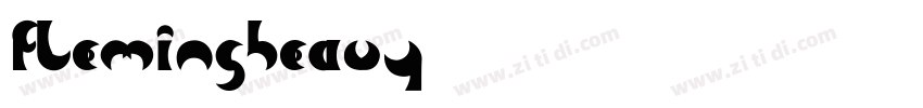 FlemingHeavy字体转换