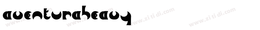 aventuraheavy字体转换