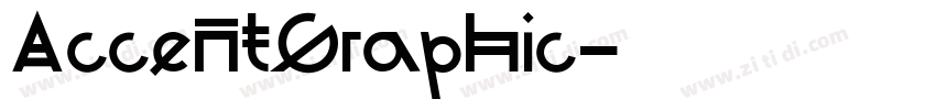 AccentGraphic字体转换