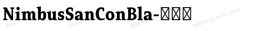 NimbusSanConBla字体转换 NimbusSanConBla字体转换