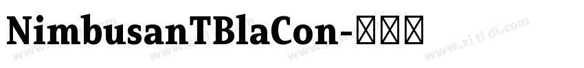 NimbusanTBlaCon字体转换 NimbusanTBlaCon字体转换