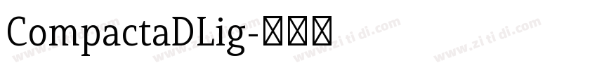 CompactaDLig字体转换