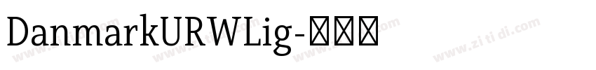 DanmarkURWLig字体转换