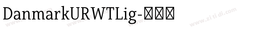 DanmarkURWTLig字体转换