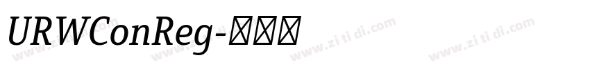 URWConReg字体转换