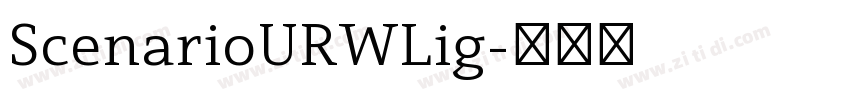 ScenarioURWLig字体转换