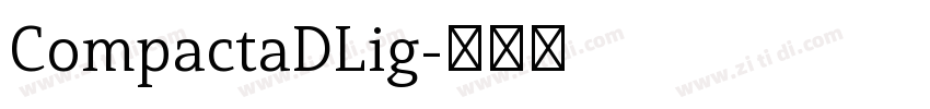 CompactaDLig字体转换