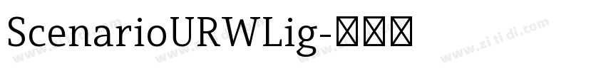 ScenarioURWLig字体转换