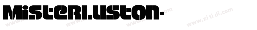 MisterLuston字体转换