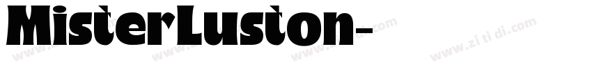 MisterLuston字体转换