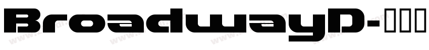 BroadwayD字体转换