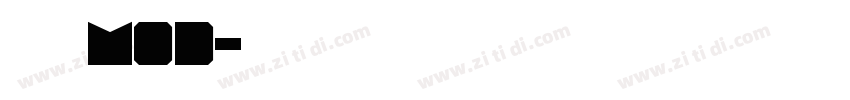 微软雅黑Mod字体转换