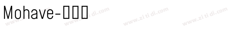 Mohave字体转换