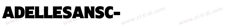 AdelleSansC字体转换