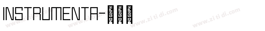 Instrumenta字体转换