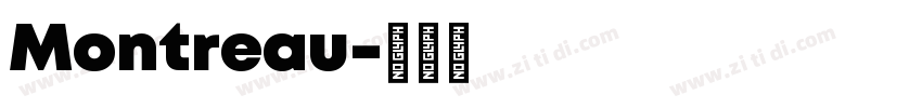Montreau字体转换